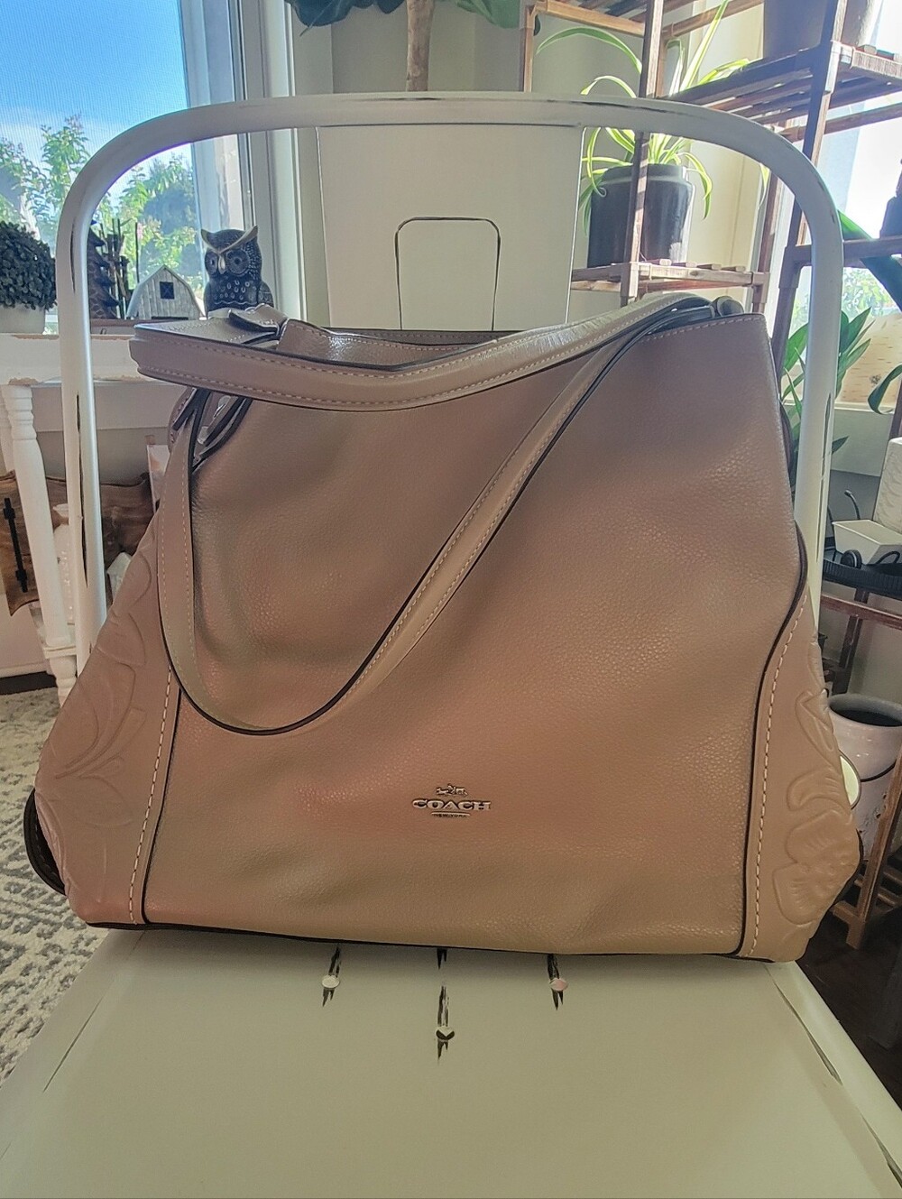 Coach Pebble Leather Shoulder Bag